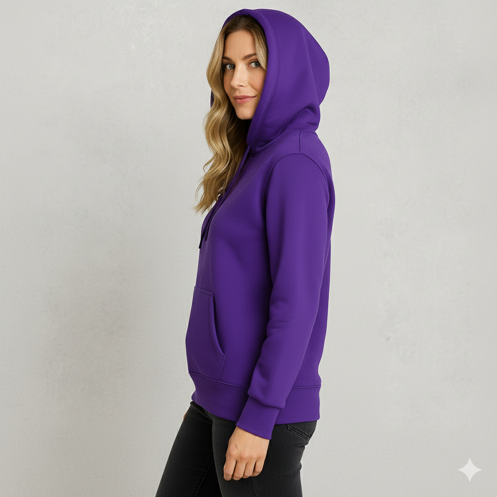 Warmer Damen Hoodie aus Fleece | Freizeit & Winter