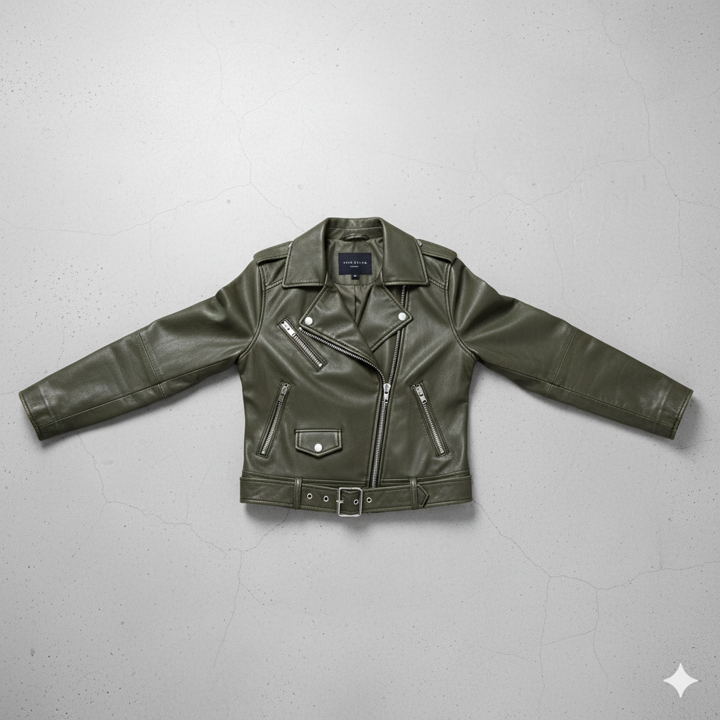 Damen Bikerjacke aus Veganleder | Kurz & Modern | Herbst