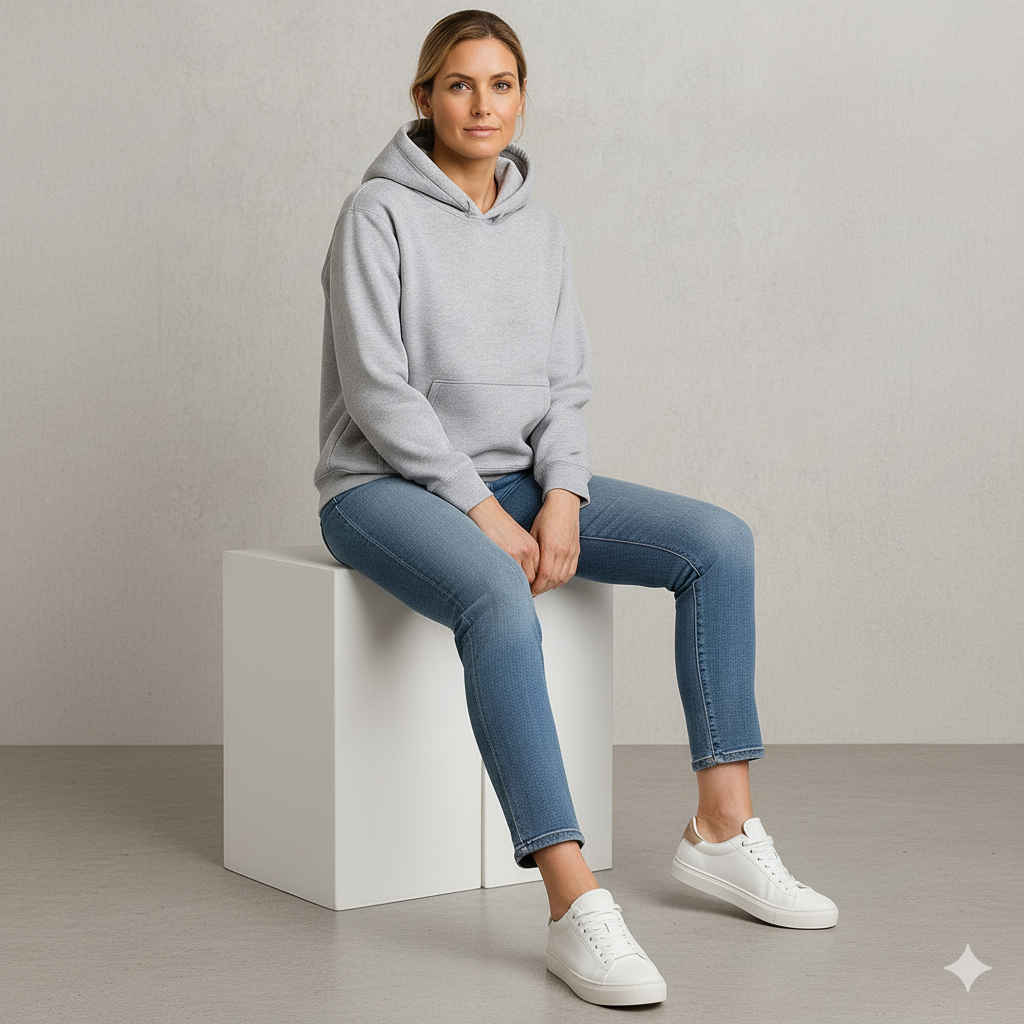 Warmer Damen Hoodie aus Fleece | Freizeit & Winter