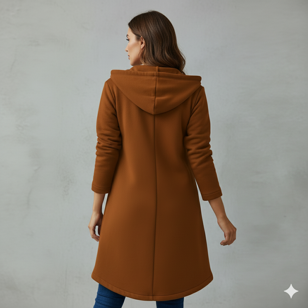 Damen Sweatjacke mit Kapuze & Reißverschluss | Herbst/Winter