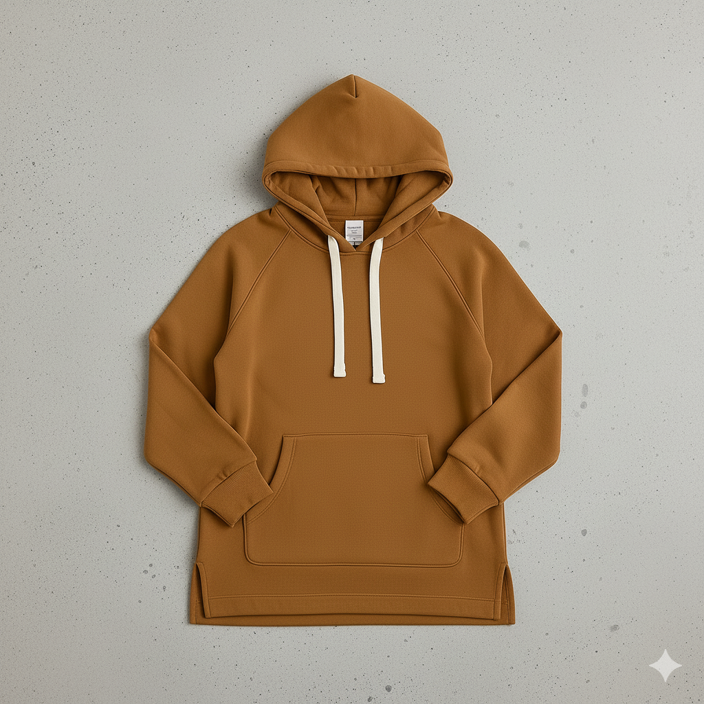 Lässiges Damen Hoodie Kleid mit Kordelzug | Bequem für Freizeit