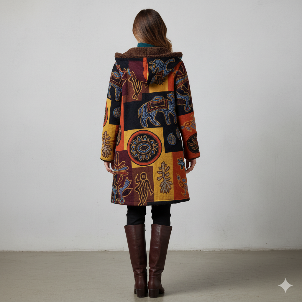 Damen Fleecejacke mit Kapuze | Plüsch & Kuschelig | Herbst/Winter