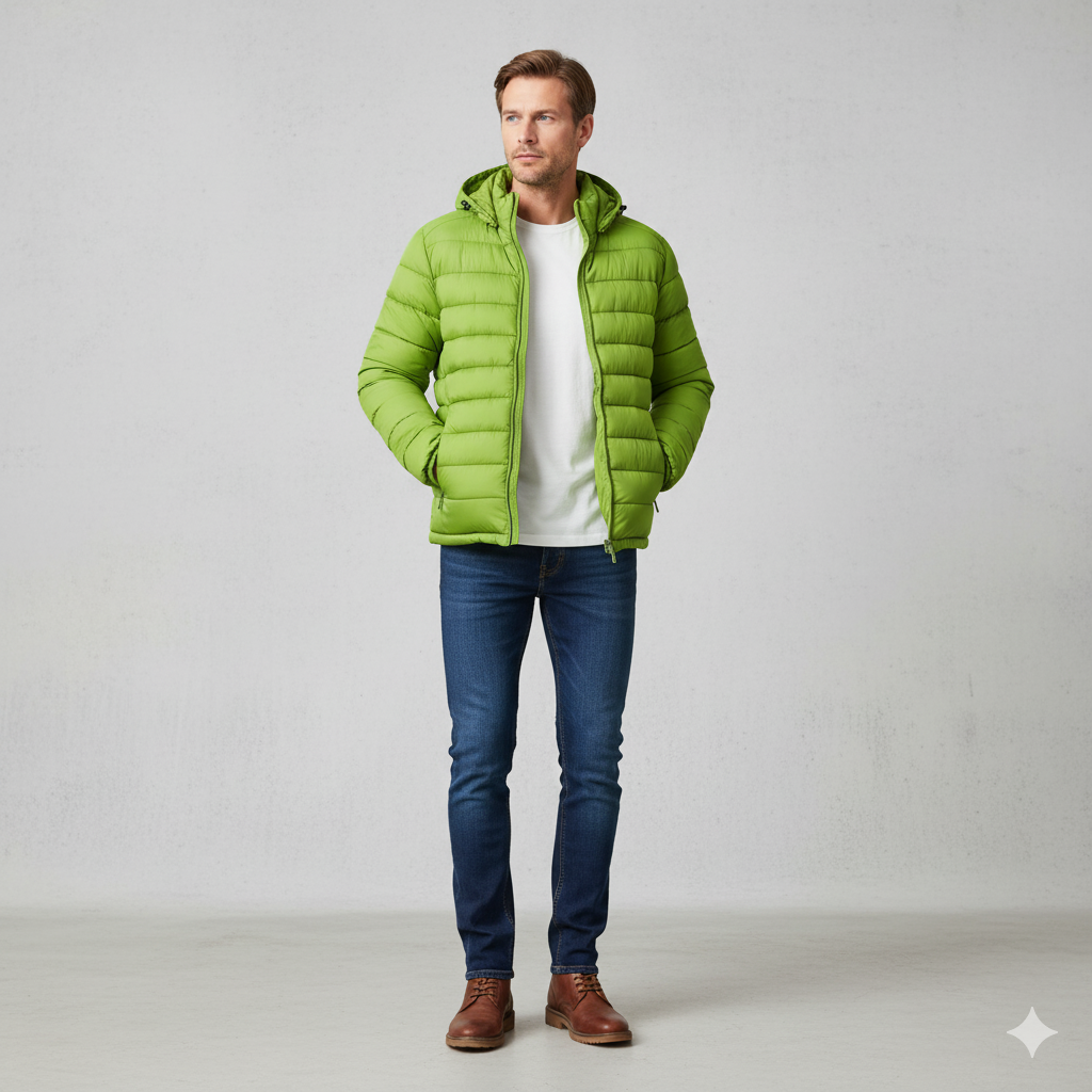 Leichte Herren Steppjacke | Herbst Winter Übergang
