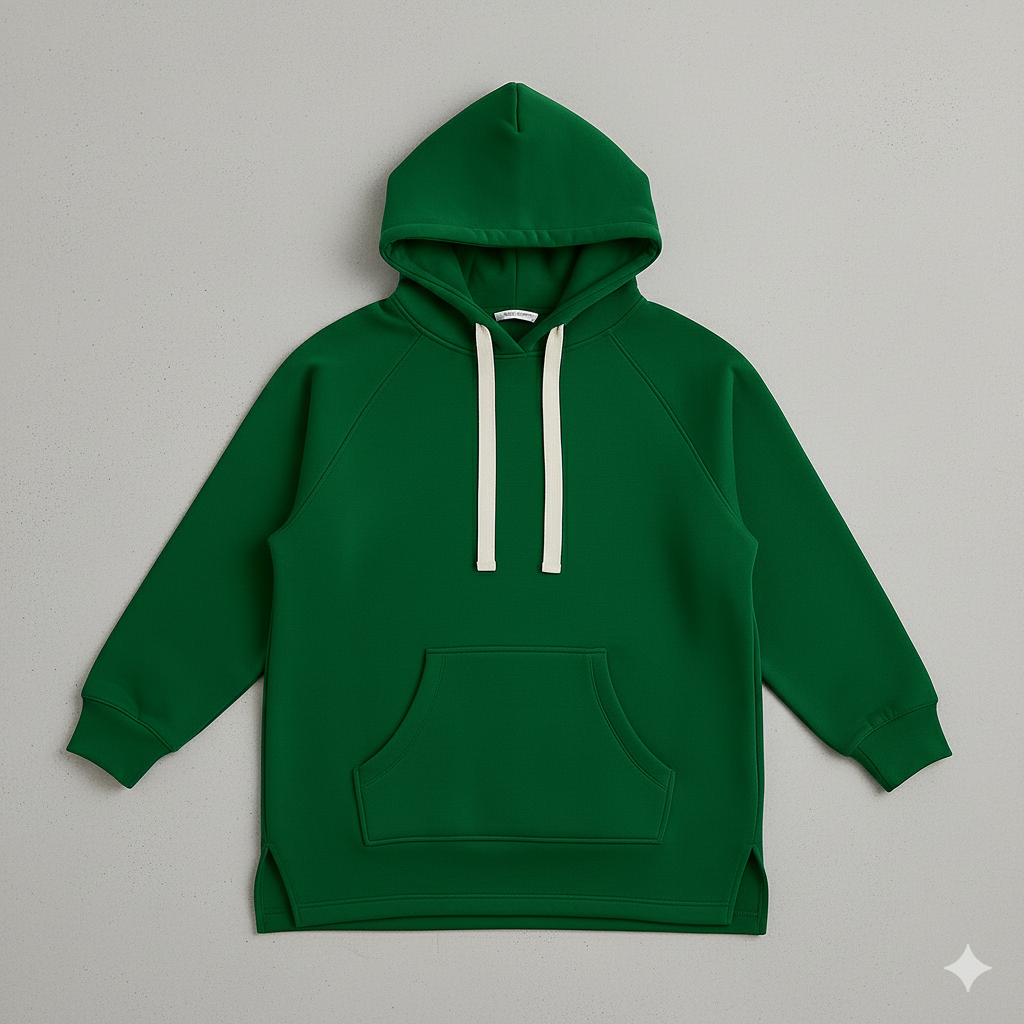 Lässiges Damen Hoodie Kleid mit Kordelzug | Bequem für Freizeit