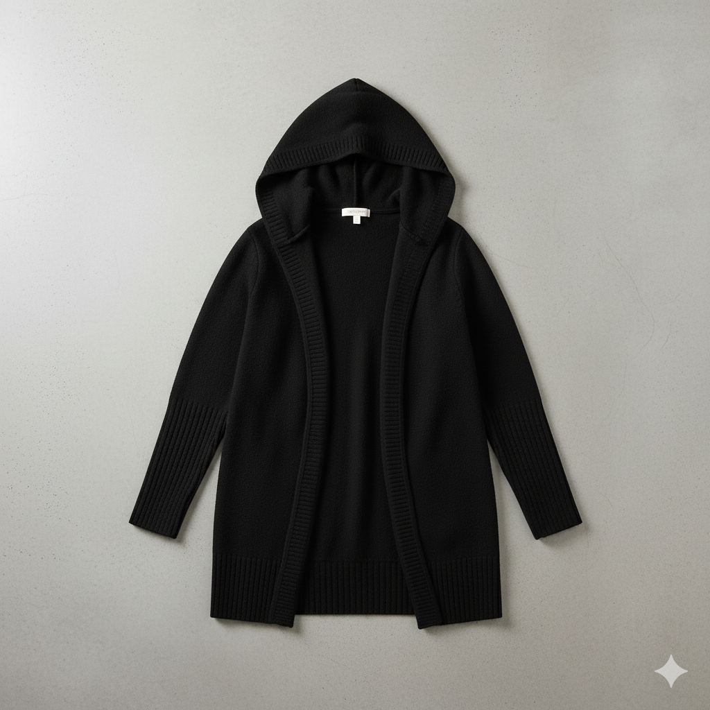 Damen Strickjacke mit Kapuze | Lässig & Übergang