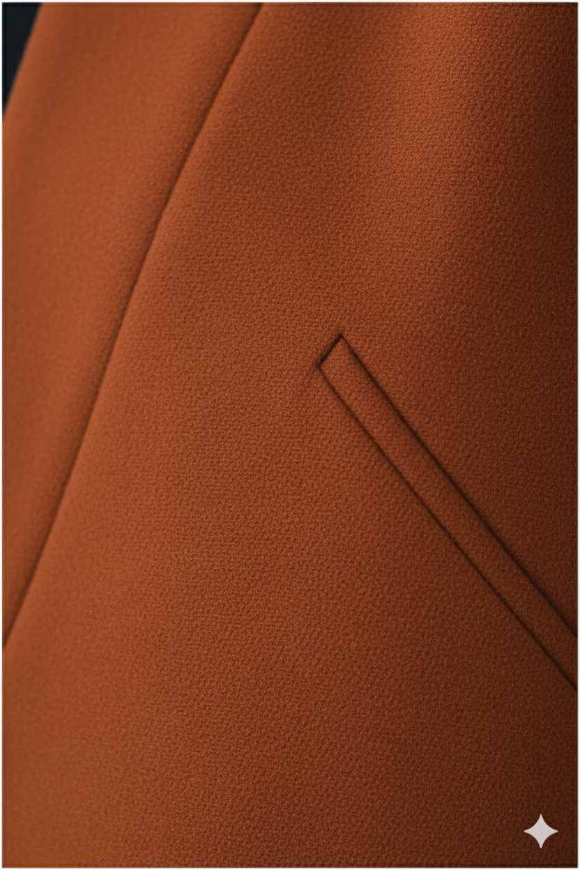 Damen Wollmantel mit Stehkragen | Schmaler Schnitt & Elegant | Herbst/Winter