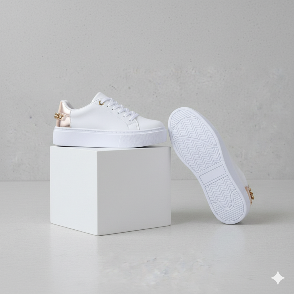 Damen Sneaker mit Plateau Sohle | Elegant & Bequem
