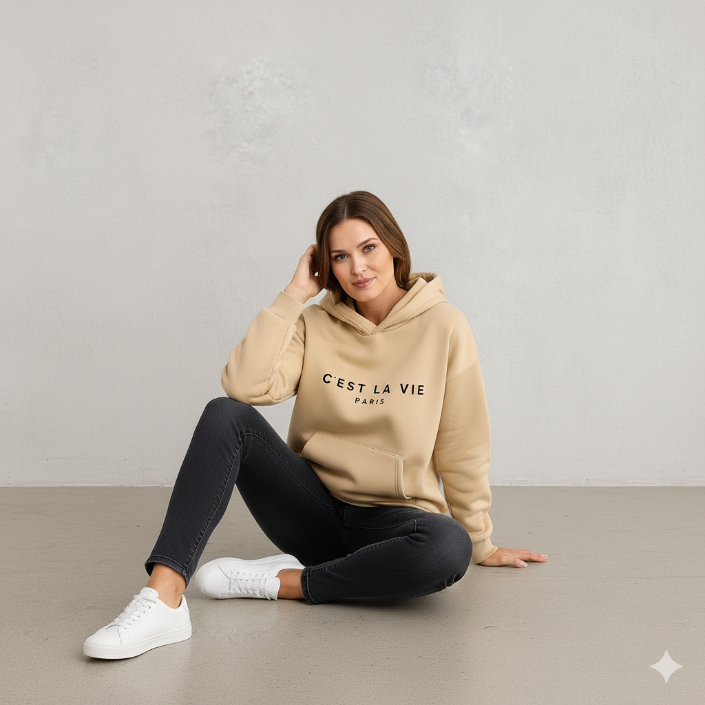 Damen Hoodie mit Print | Lässig & Bequem