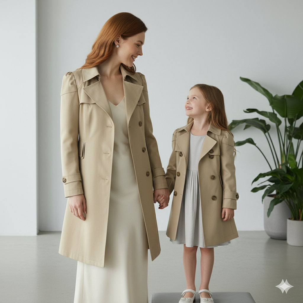 Damen Trenchcoat mit schmalem Schnitt | Mittellang & Elegant