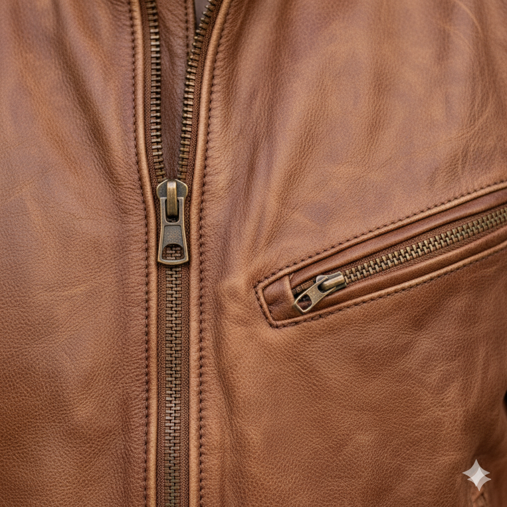 Herren Lederjacke im Biker-Stil | Modern & Lässig