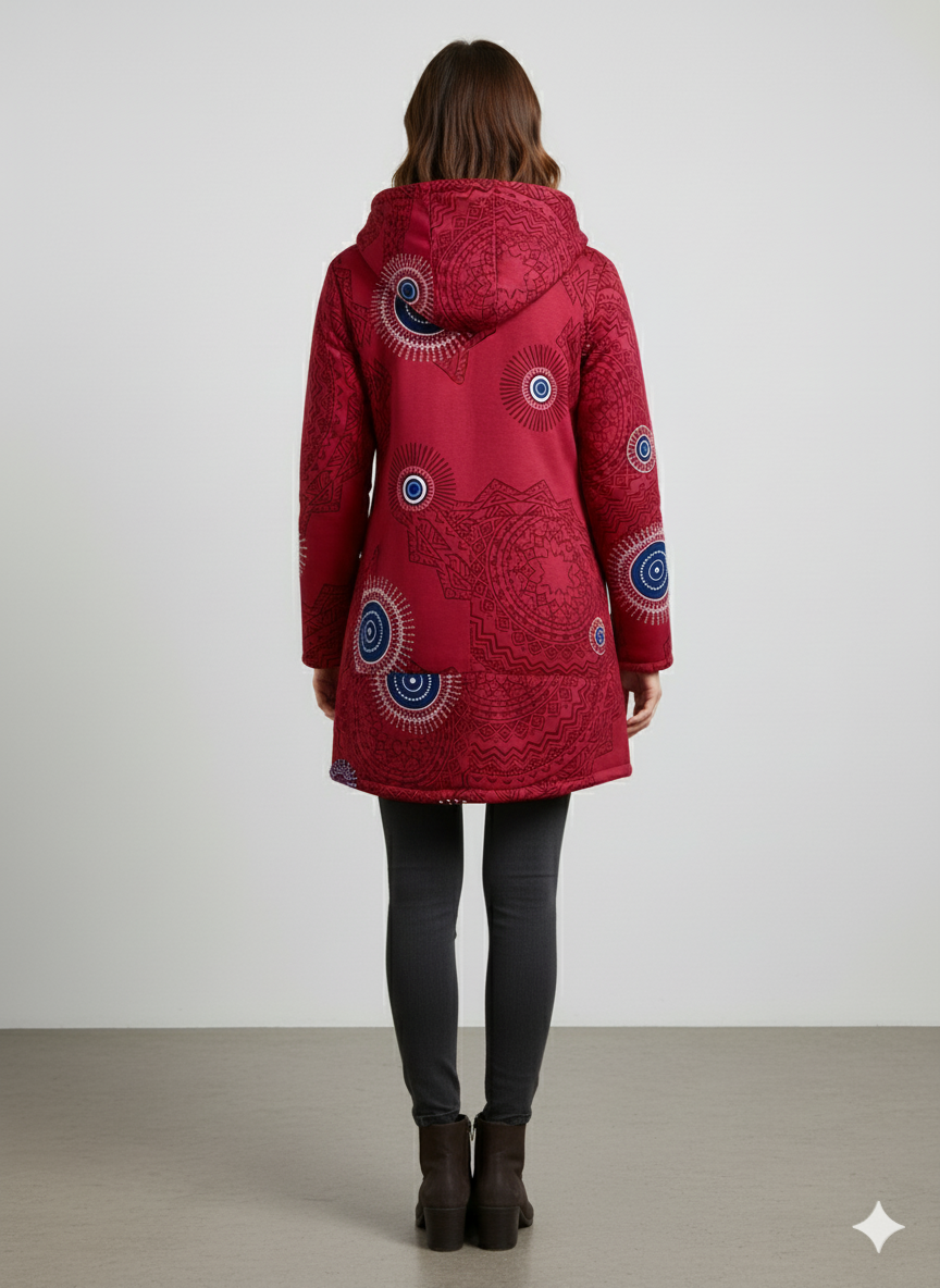 Damen Fleecejacke mit Kapuze | Plüsch & Kuschelig | Herbst/Winter