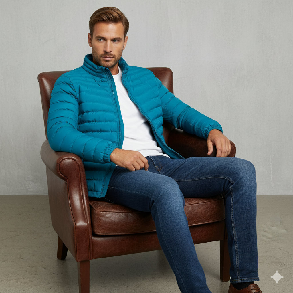 Leichte Herren Steppjacke | Herbst Winter Übergang