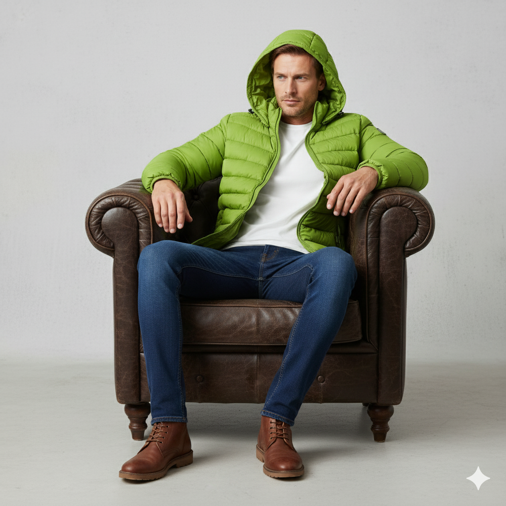 Leichte Herren Steppjacke | Herbst Winter Übergang
