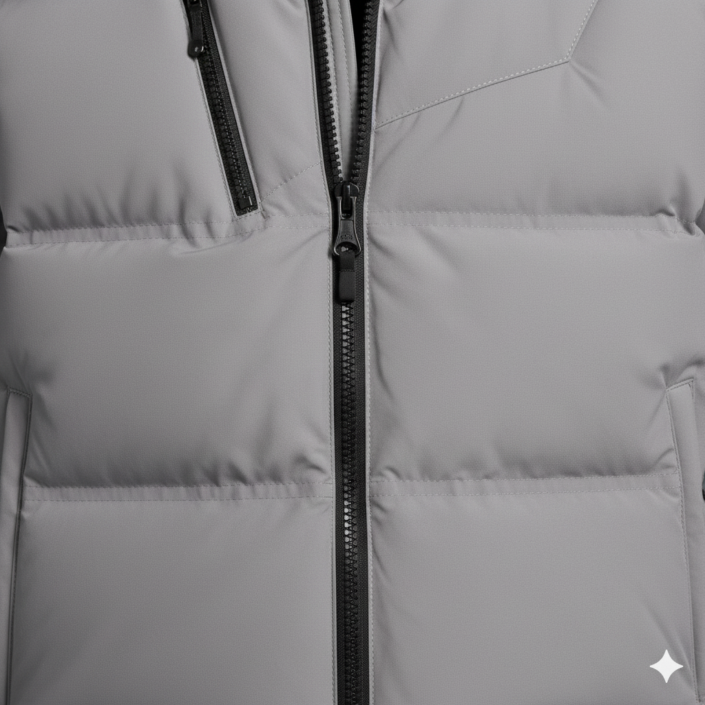 Warme Herren Daunenjacke mit Kapuze | Winter | Slim Fit