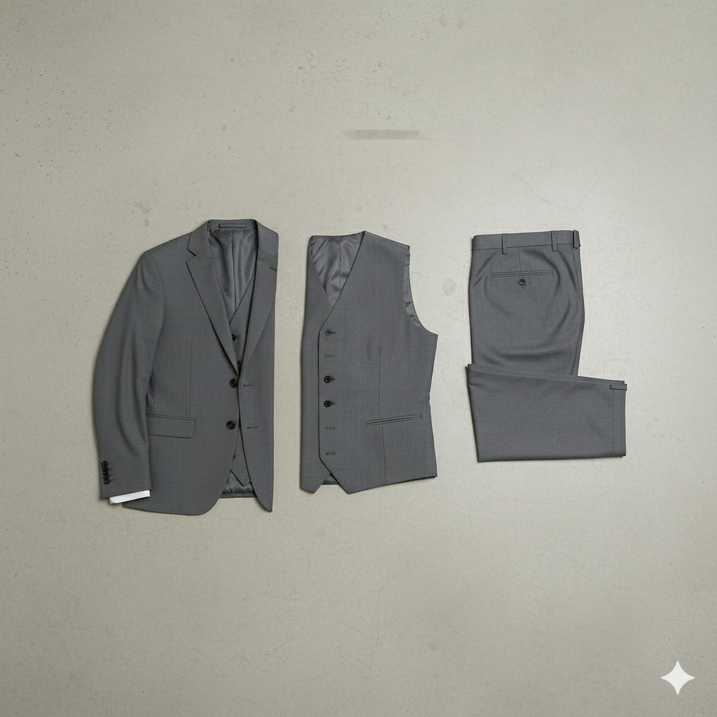 Herren Anzug 3-teilig | Slim Fit Business & Elegant