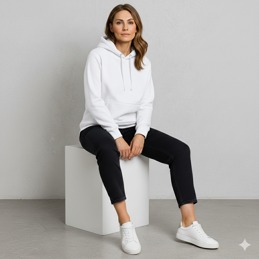 Warmer Damen Hoodie aus Fleece | Freizeit & Winter
