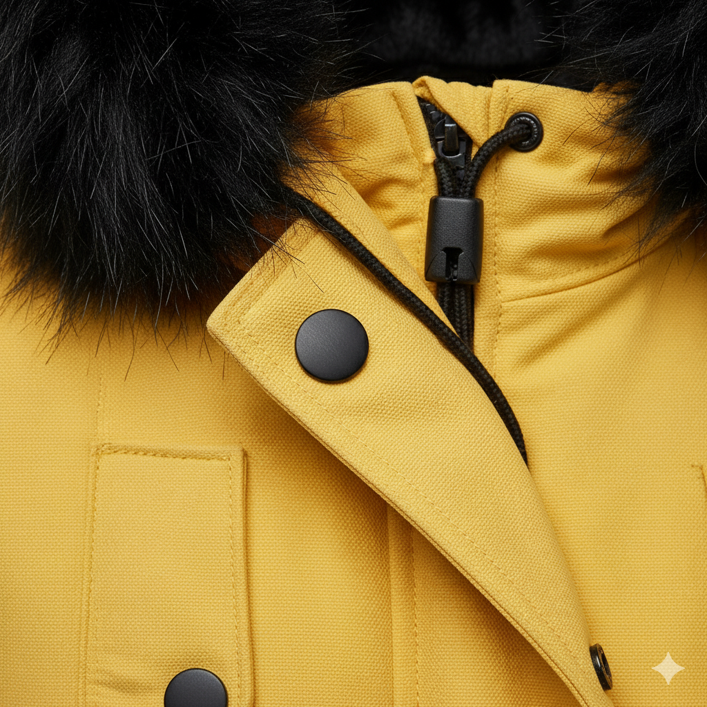 Damen Winterjacke mit Fellkapuze | Warm & Gefüttert
