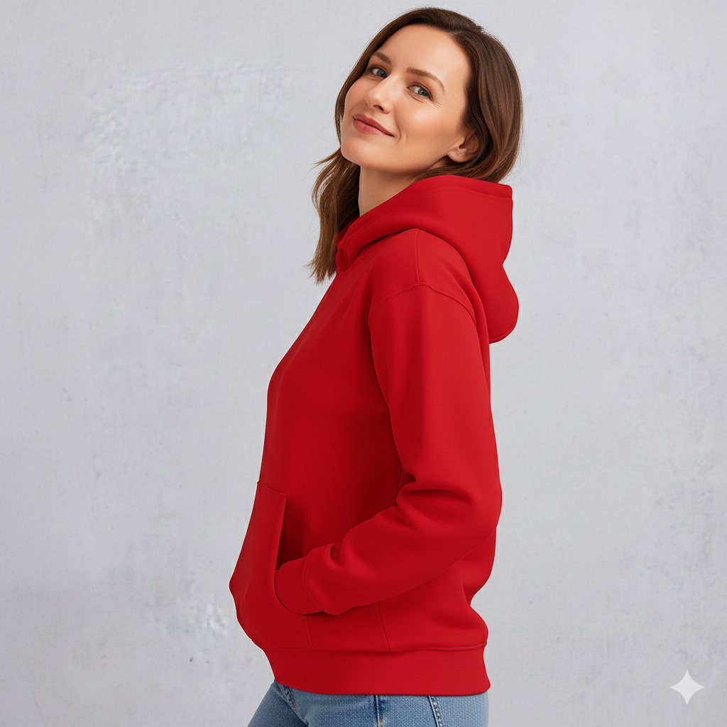 Warmer Damen Hoodie aus Fleece | Freizeit & Winter