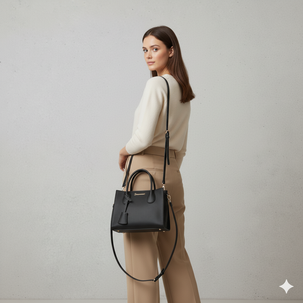 Damen Umhängetasche aus Kunstleder | Klein & Elegant