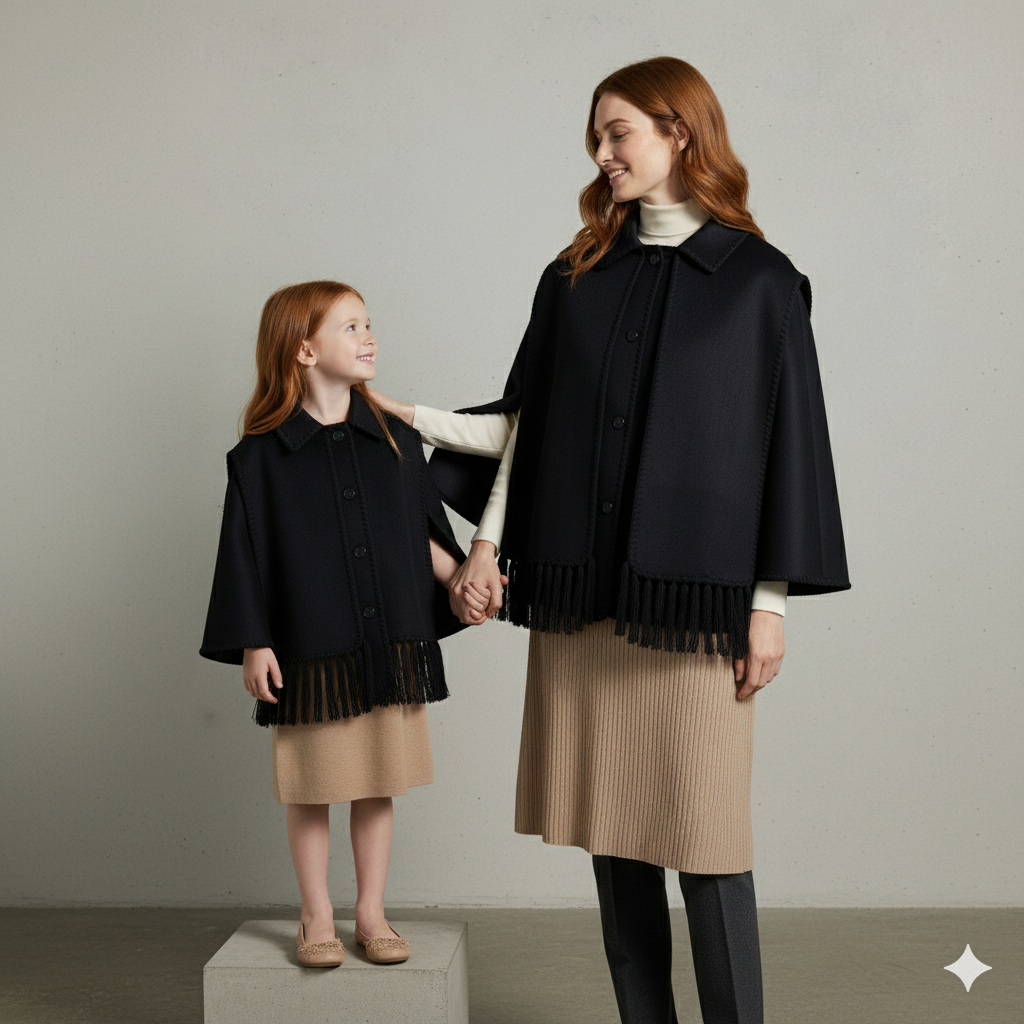 Damen Wollmantel mit Schal Kragen | Winter | Locker & Warm