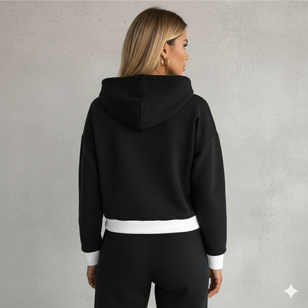 Damen Hoodie mit Kapuze | Zweiteilig & Freizeit