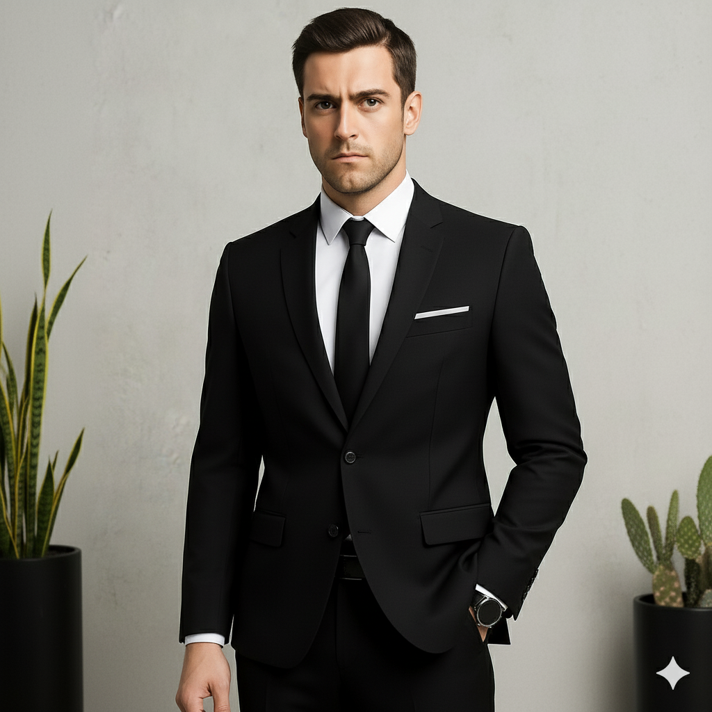 Herren Anzug 3-teilig | Slim Fit Business & Elegant