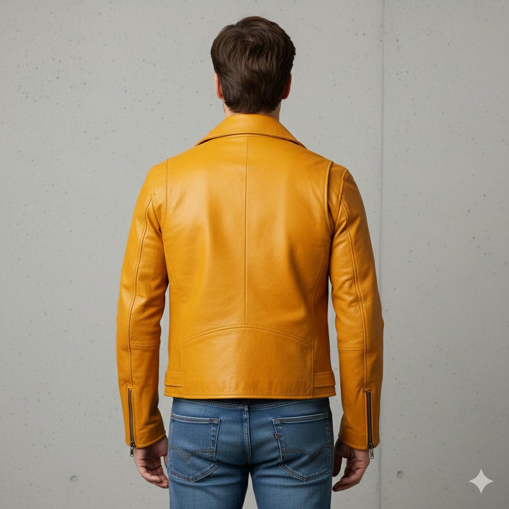 Herren Lederjacke im Biker-Stil | Modern & Lässig