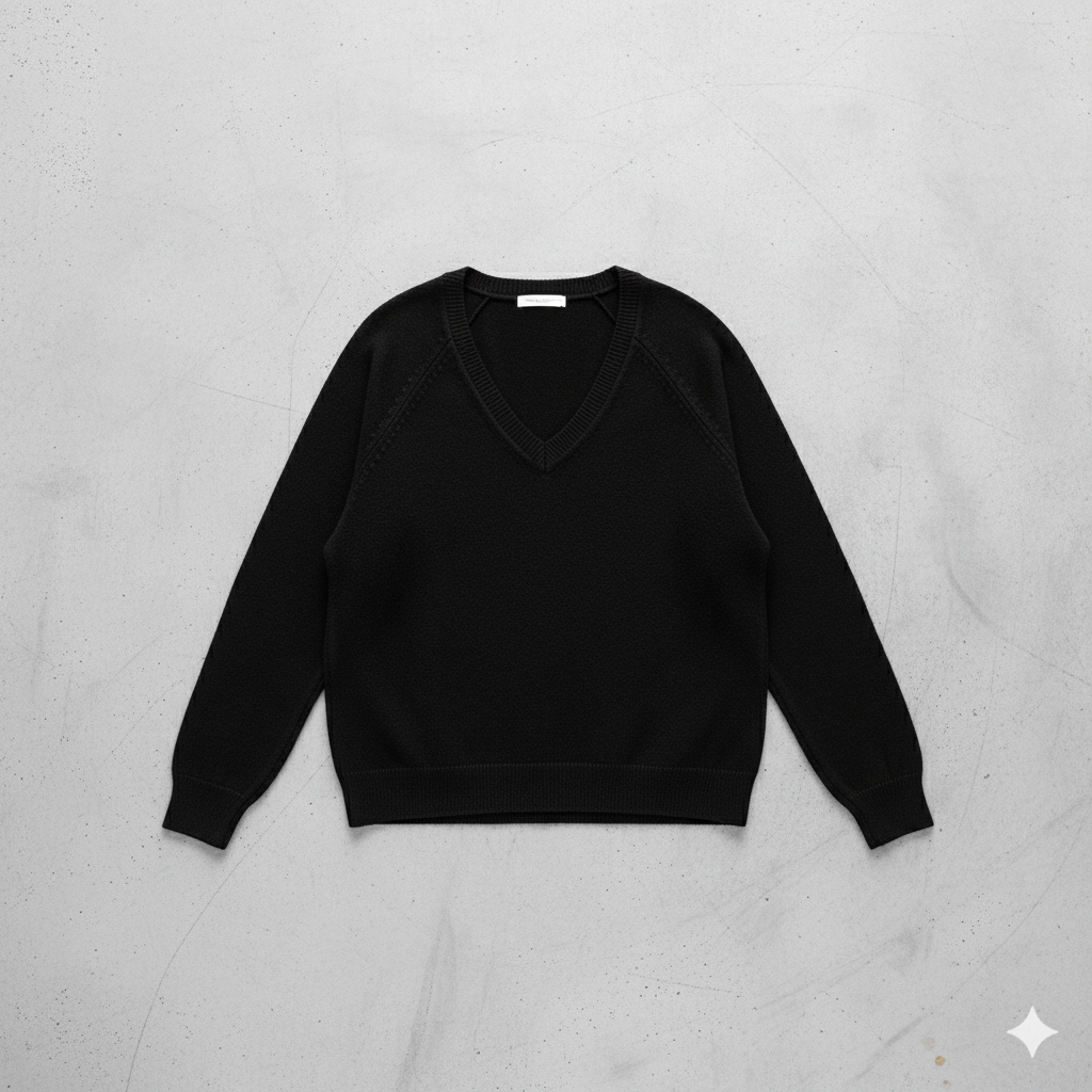 Damen Strickpullover mit V Ausschnitt | Locker & Freizeit