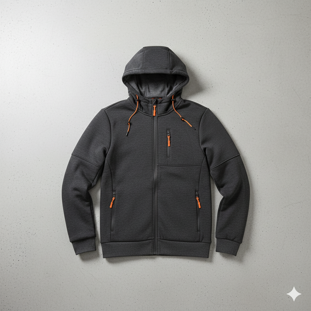 Fleecejacke für Herren mit Kapuze | Warm & Bequem | Herbst