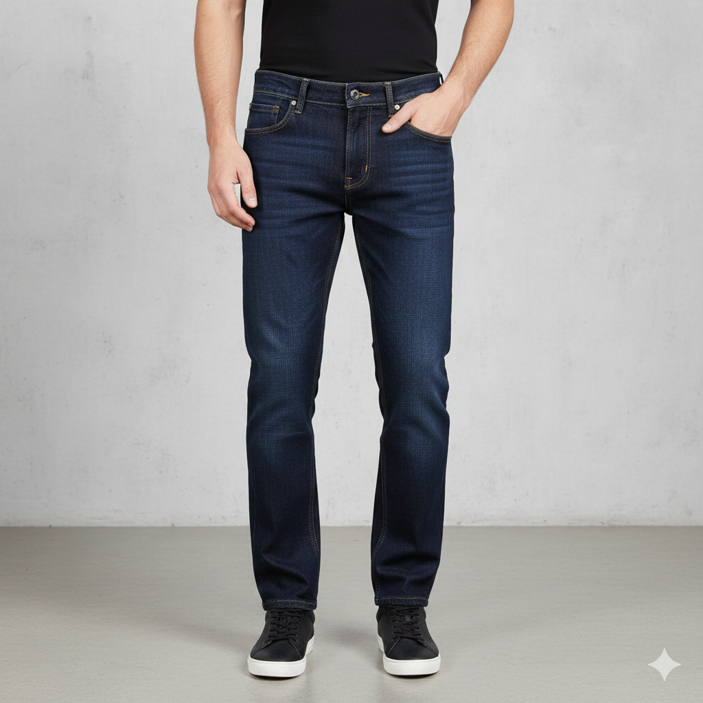 Herren Jeans Regular Fit | Bequem & Elastisch für Alltag & Business