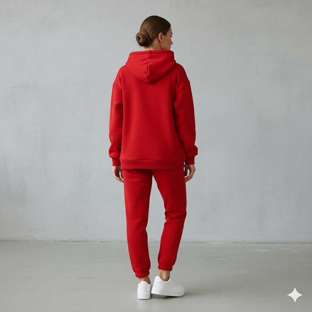 Warmer Damen Hoodie Zweiteiler | Bequem für Herbst & Winter