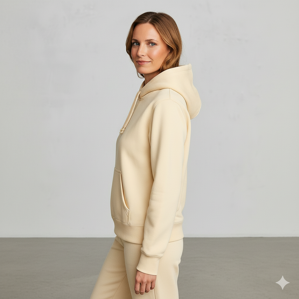 Warmer Damen Hoodie aus Fleece | Freizeit & Winter