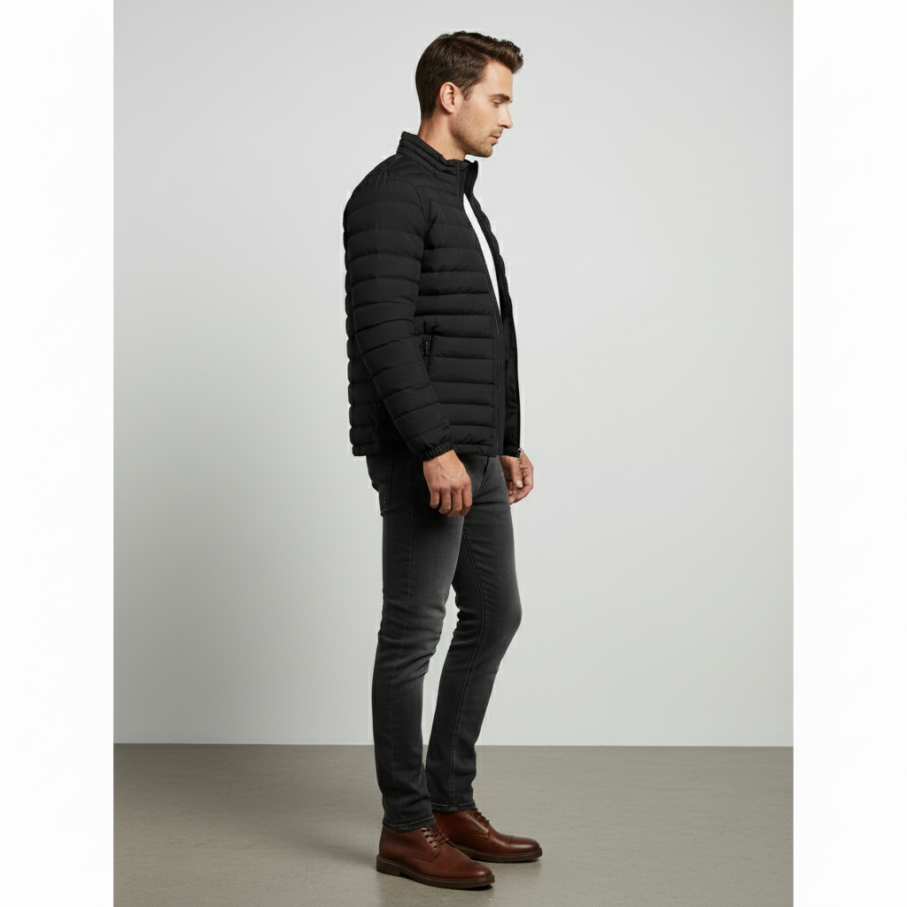 Leichte Herren Steppjacke | Herbst Winter Übergang