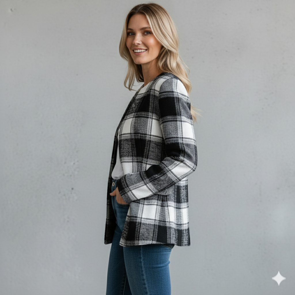 Damen Strickmantel mit offener Front | Modern & Bequem