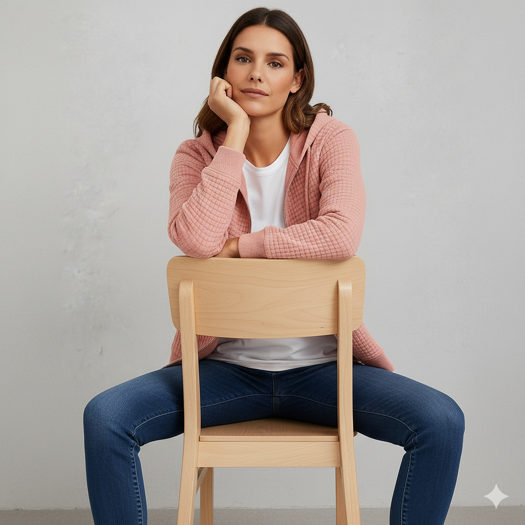 Leichter Damen Kapuzen Strickjacke mit Reißverschluss | Übergang