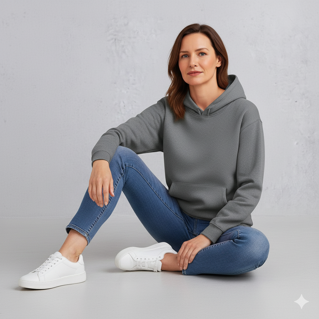 Warmer Damen Hoodie aus Fleece | Freizeit & Winter