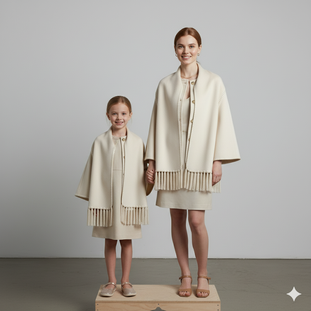 Damen Wollmantel mit Schal Kragen | Winter | Locker & Warm