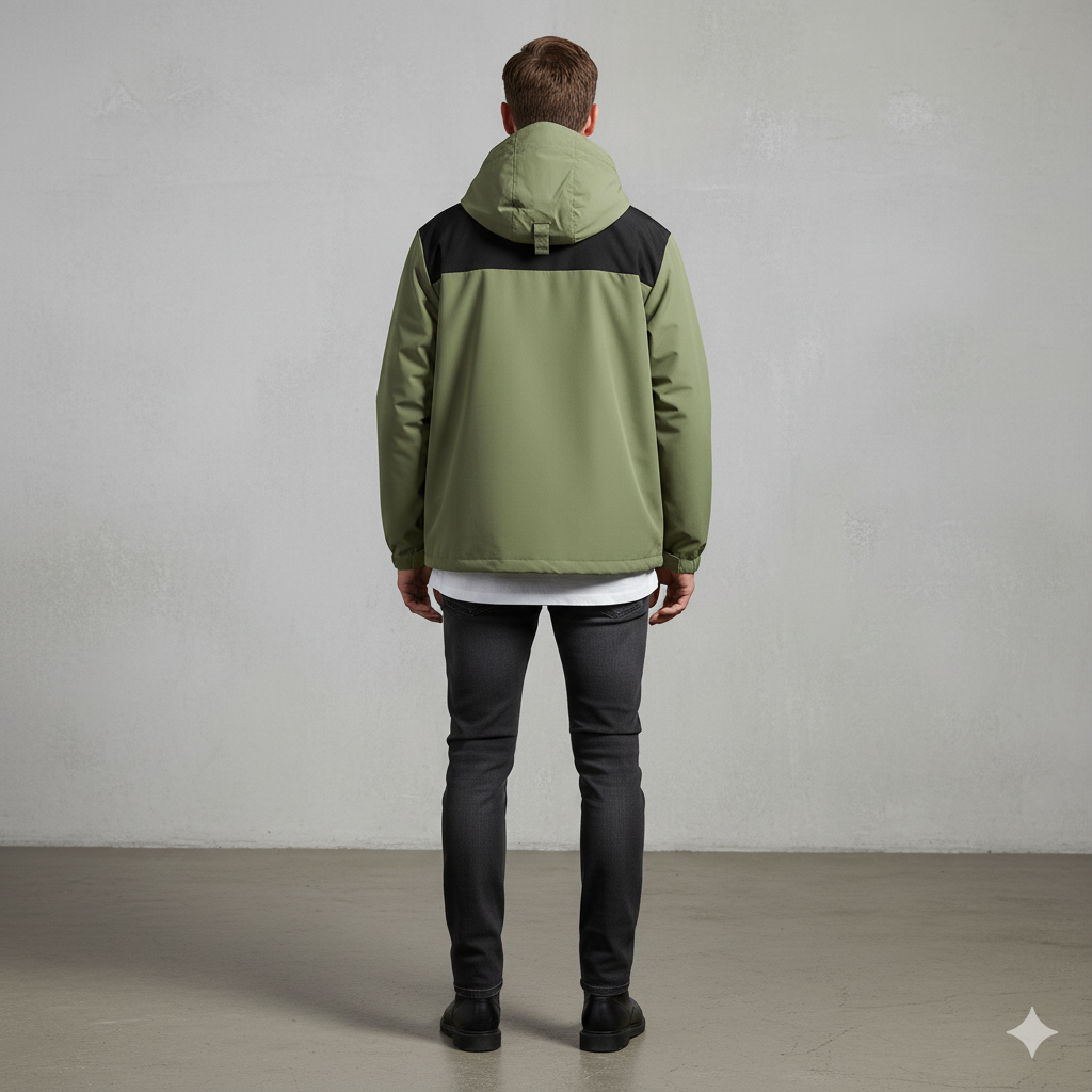 Herren Outdoorjacke mit Kapuze | Winddicht & Leicht | Freizeit