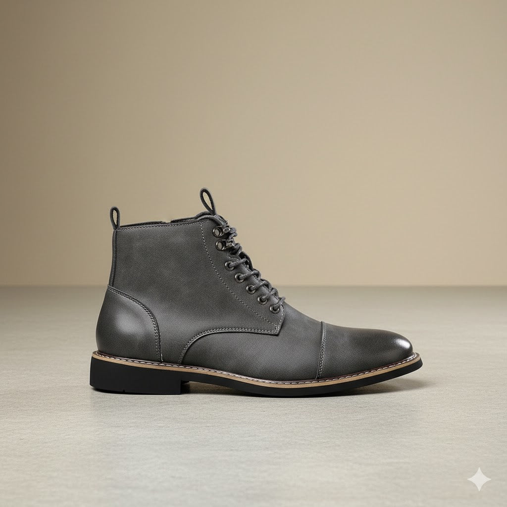 Elegante Herren Stiefeletten | Rutschfest & mit Reißverschluss
