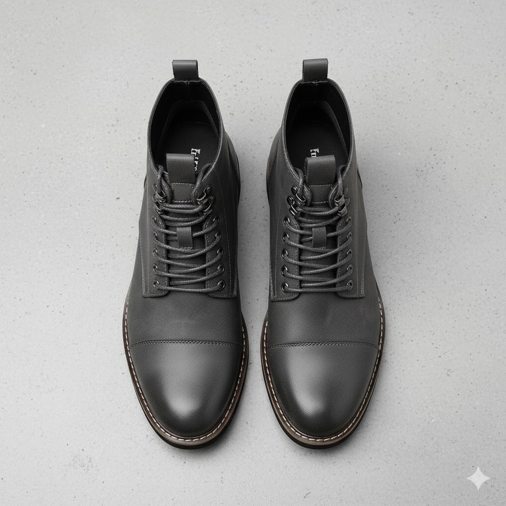 Elegante Herren Stiefeletten | Rutschfest & mit Reißverschluss