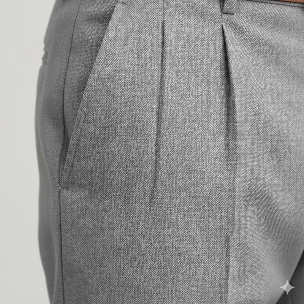 Klassische Herren Stoffhose | Regular Fit & Knitterarm