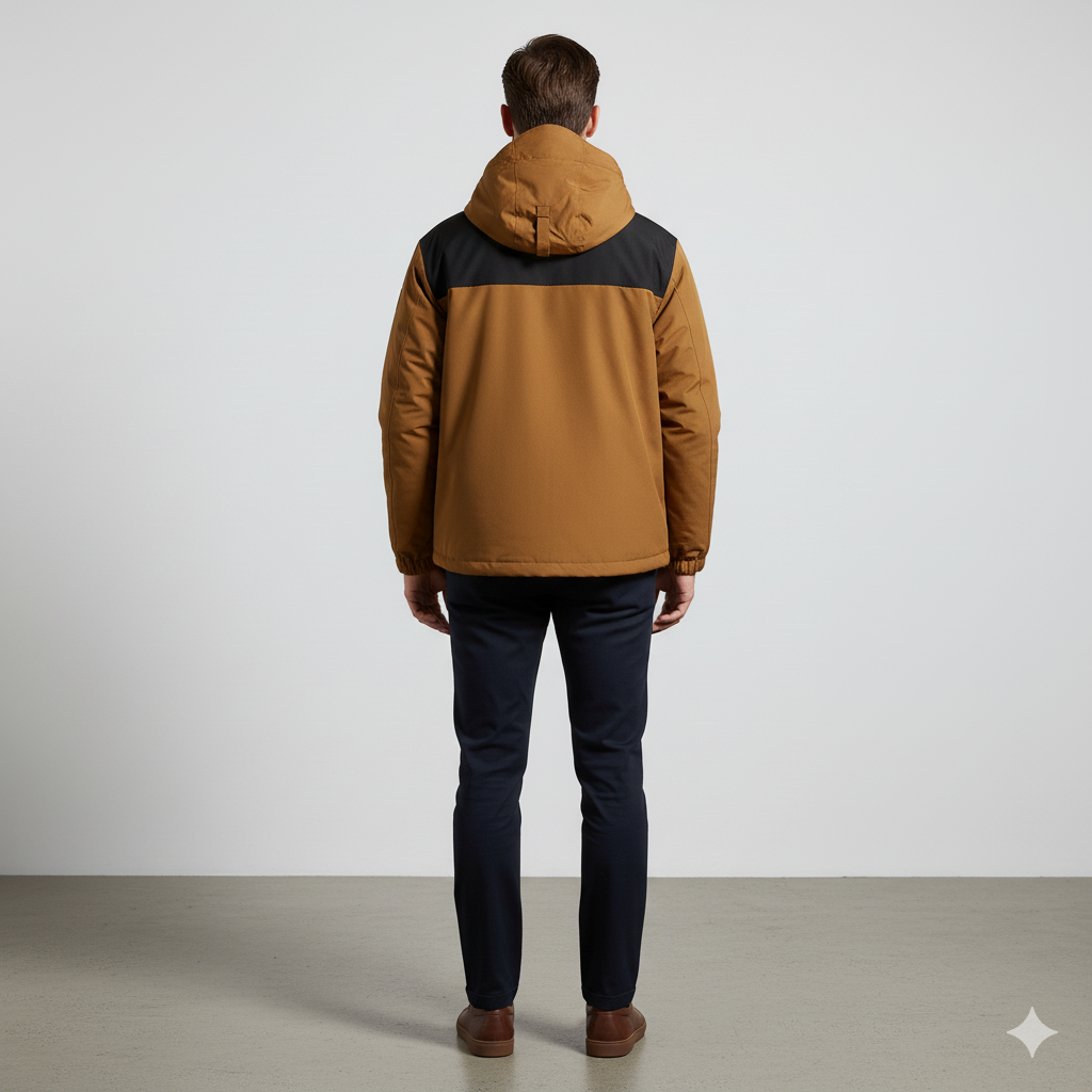 Herren Outdoorjacke mit Kapuze | Winddicht & Leicht | Freizeit