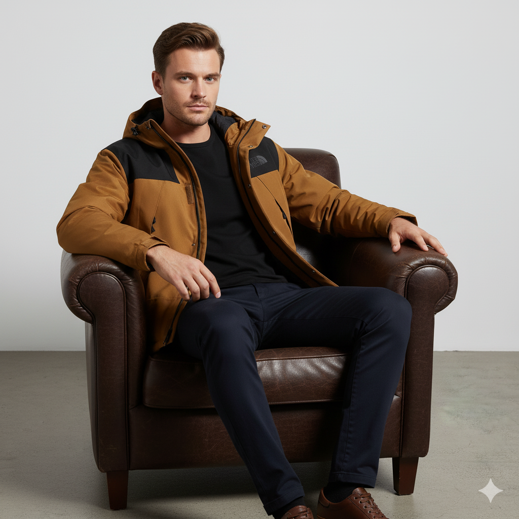 Herren Outdoorjacke mit Kapuze | Winddicht & Leicht | Freizeit