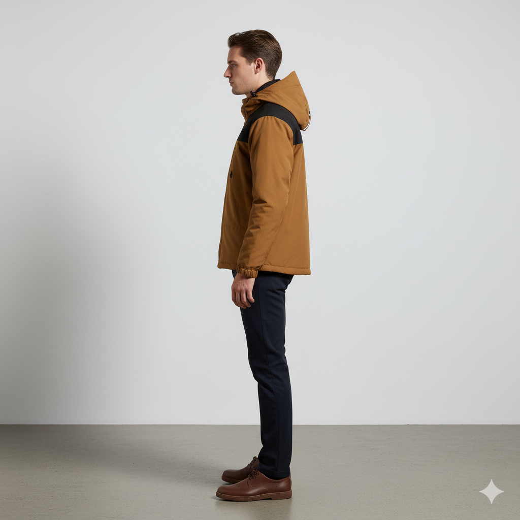 Herren Outdoorjacke mit Kapuze | Winddicht & Leicht | Freizeit