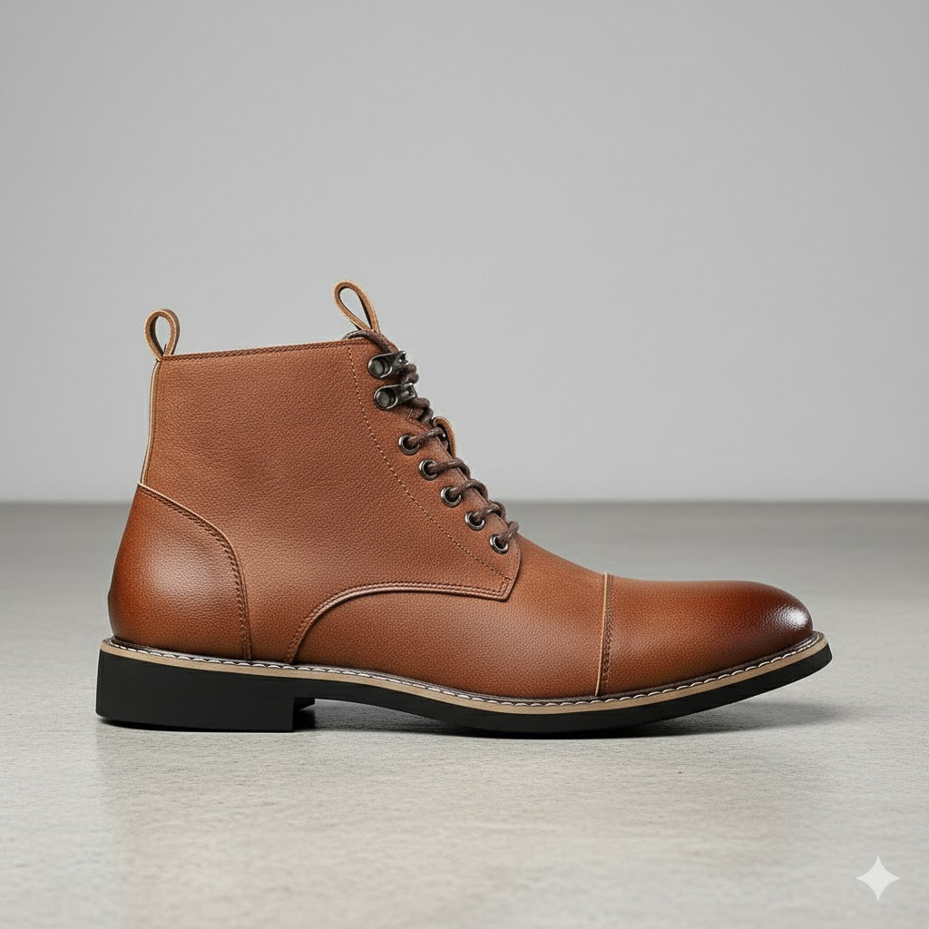 Elegante Herren Stiefeletten | Rutschfest & mit Reißverschluss
