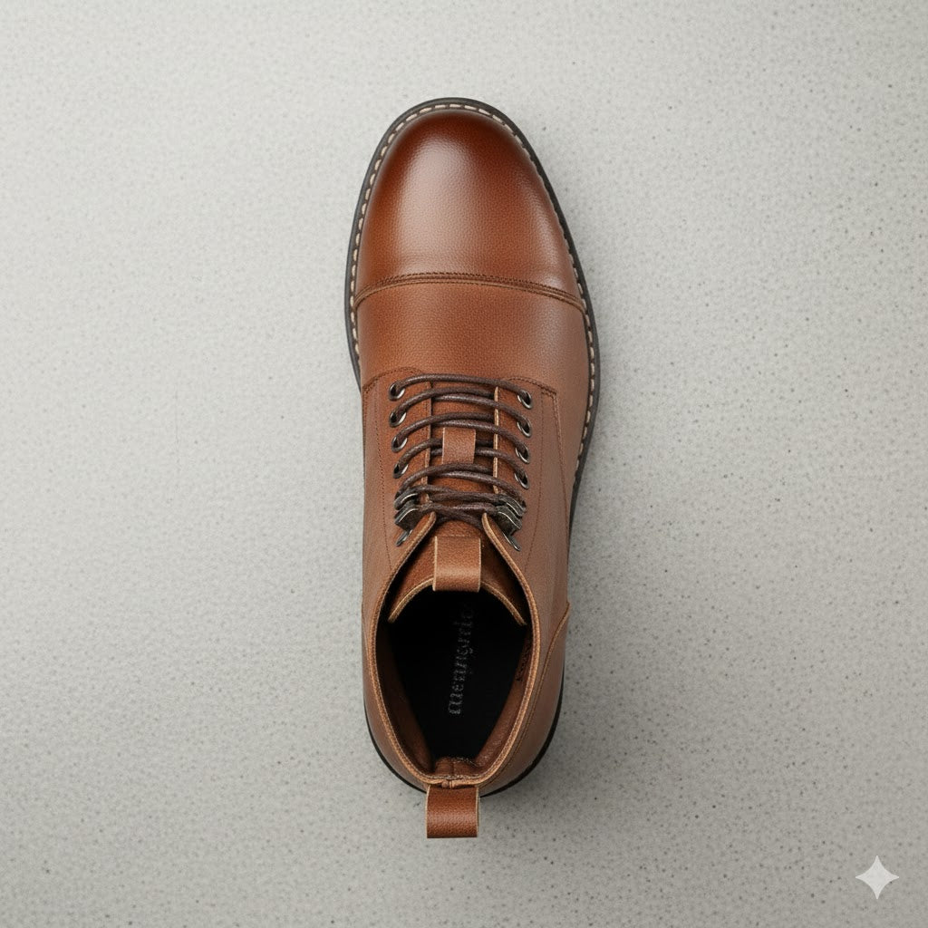 Elegante Herren Stiefeletten | Rutschfest & mit Reißverschluss