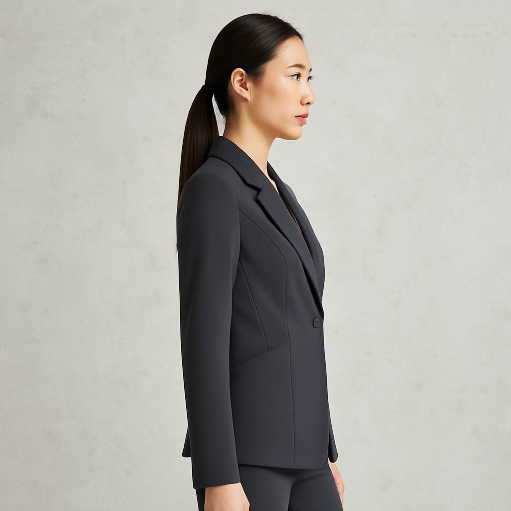 Damen Hosenanzug Elegant | Business Blazer & Hose Slim Fit