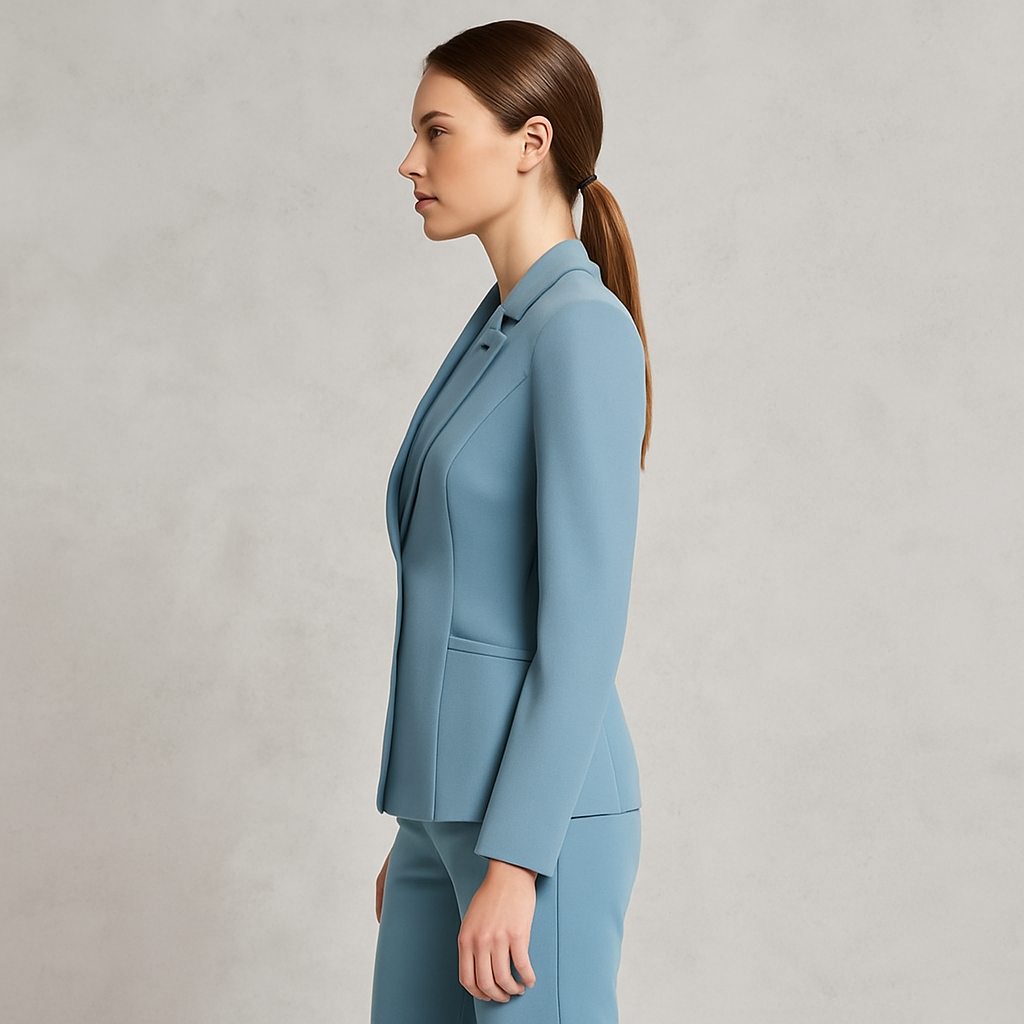 Damen Hosenanzug Elegant | Business Blazer & Hose Slim Fit