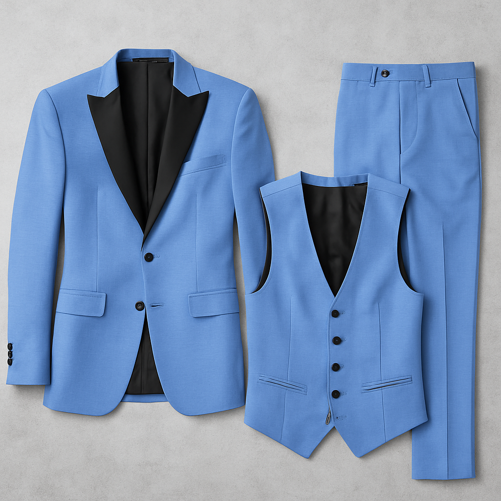 Herren Anzug 3-teilig | Slim Fit Business & Elegant