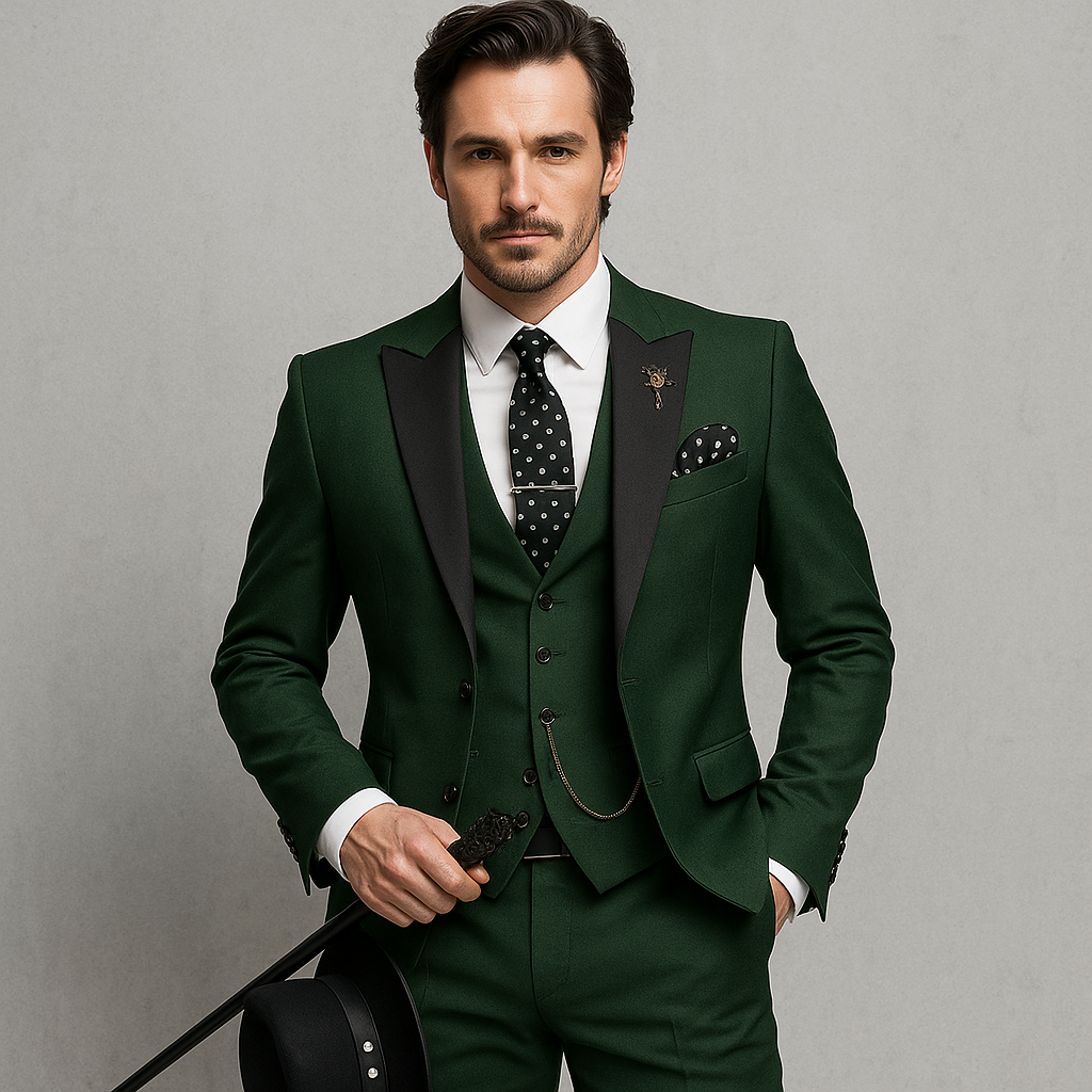 Herren Anzug 3-teilig | Slim Fit Business & Elegant